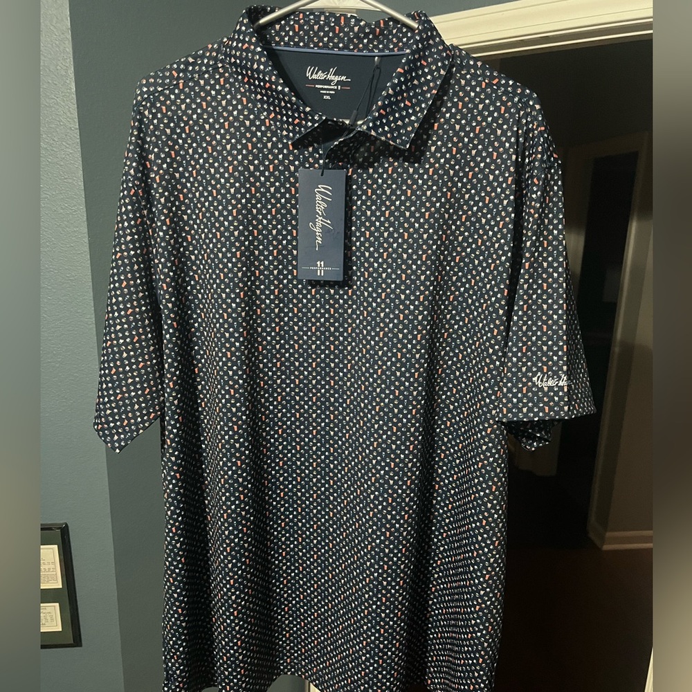 Weatherproof Men's Navy Patterned Shirt
